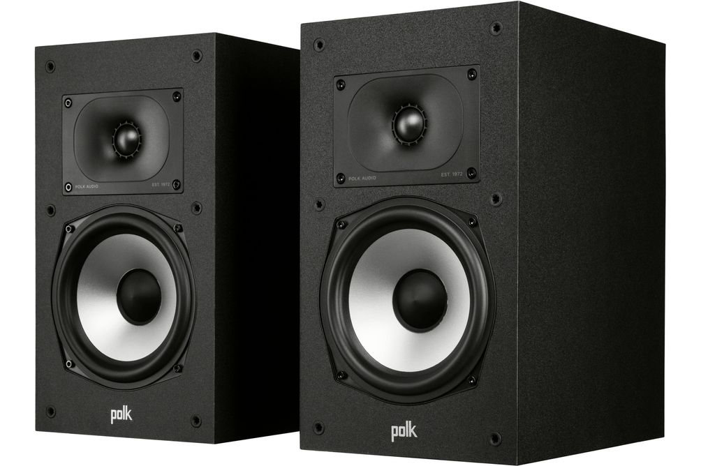 Polk Audio - Monitor XT20 Bookshelf Speaker Pair - Midnight Black