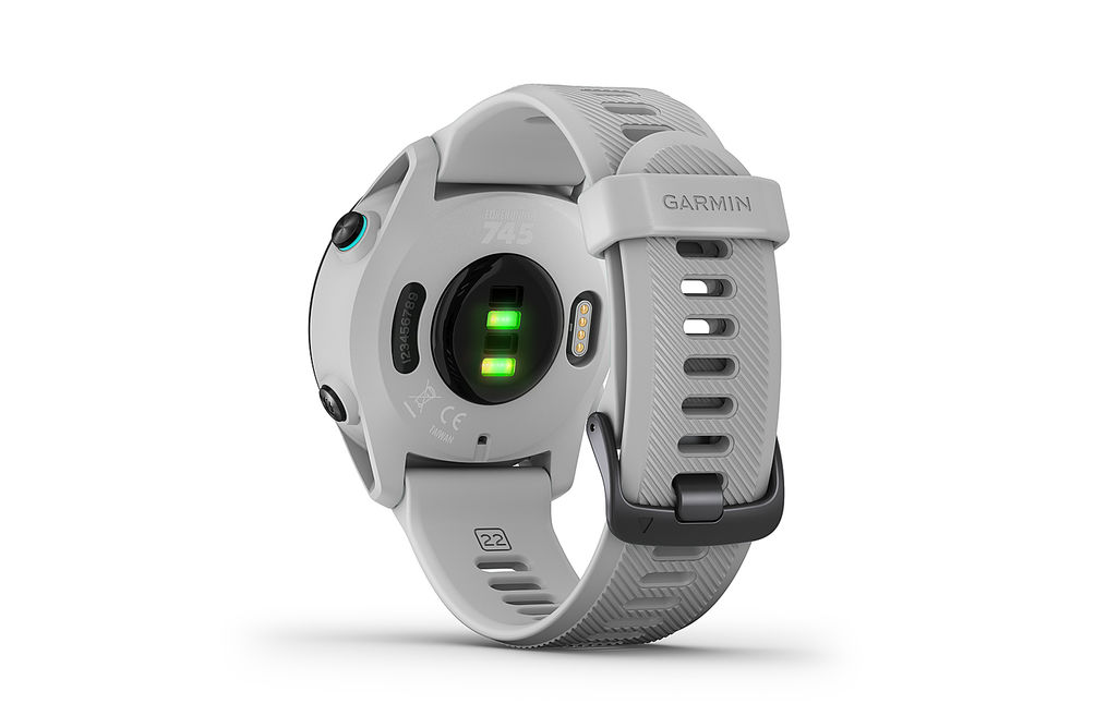 Garmin USA - Forerunner 745 GPS Smartwatch 30mm Fiber-Reinforced Polymer - Whitestone