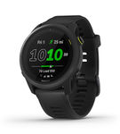 Garmin - Forerunner 745 GPS Smartwatch 30mm Fiber-Reinforced Polymer - Black