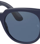 Ray-Ban - Stories Meteor Smart Glasses - Shiny Blue/Dark Blue Polarized