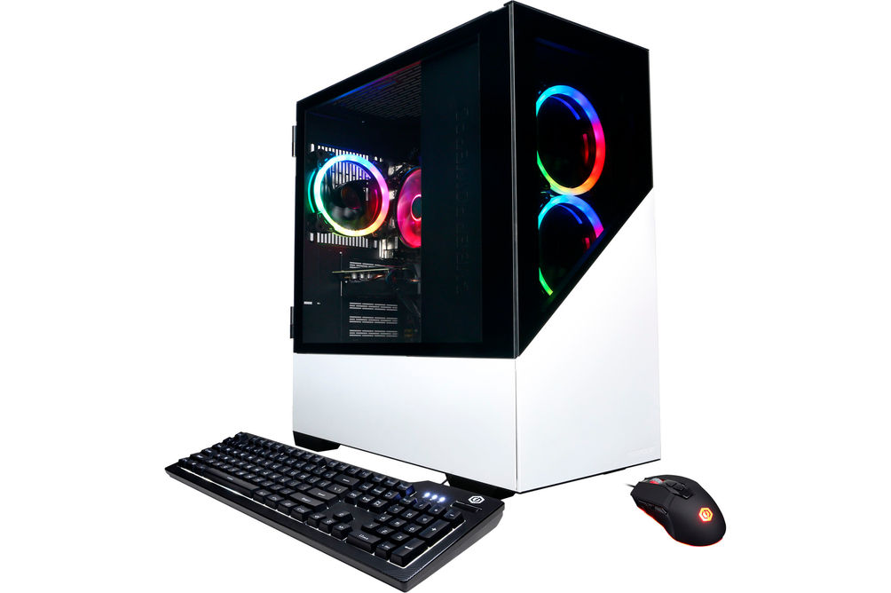 CyberPowerPC - Gamer Master Gaming Desktop - AMD Ryzen 7 5700G - 16GB Memory - NVIDIA GeForce RTX 2