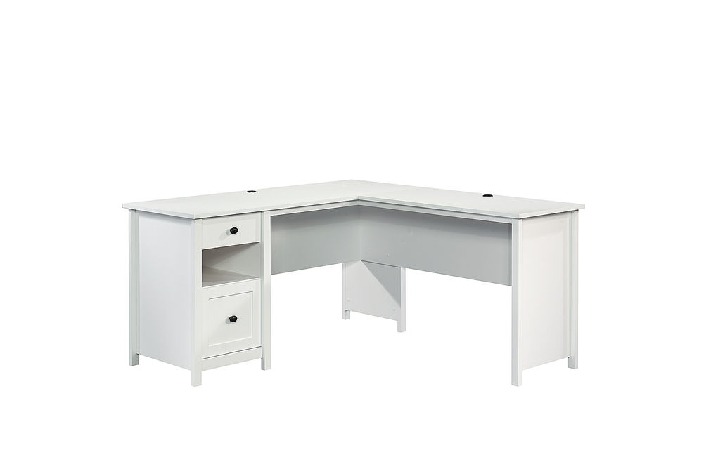 Sauder - County Line L-Desk - Soft White