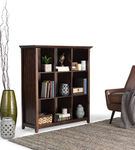 Simpli Home - Acadian 9 Cube Bookcase and Storage Unit - Brunette Brown