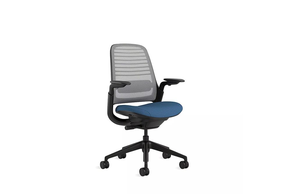 Steelcase - Series 1 Chair with Black Frame - Cobalt