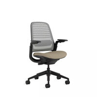 Steelcase Series 1 Chair with Black Frame - Oatmeal