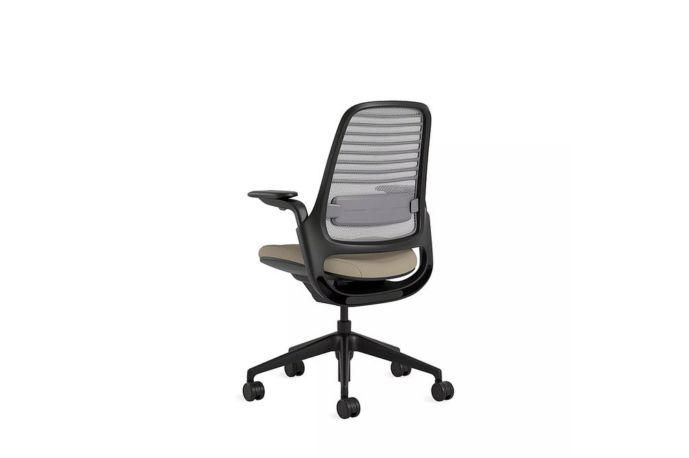 Steelcase - Series 1 Chair with Black Frame - Oatmeal