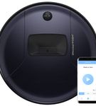 bObsweep - PetHair Vision PLUS Wi-Fi Connected Robot Vacuum & Mop - Blackberry