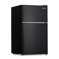 NewAir - 3.1 Cu. Ft. Compact Mini Refrigerator with Freezer, Auto Defrost, Can Dispenser and Energy