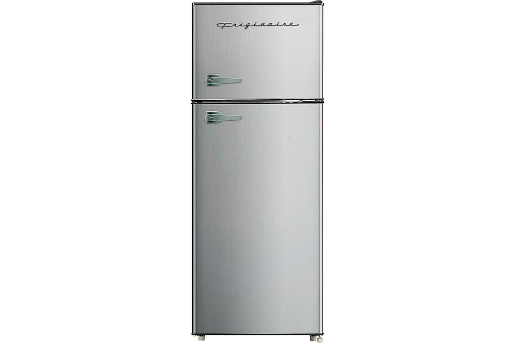 Frigidaire - 7.5 cu ft, 2-Door Apartment Size Refrigerator with Top Freezer, Platinum Series - Stai