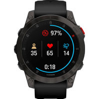 Garmin - epix (Gen 2) GPS Smartwatch 47mm Fiber-reinforced polymer - Titanium