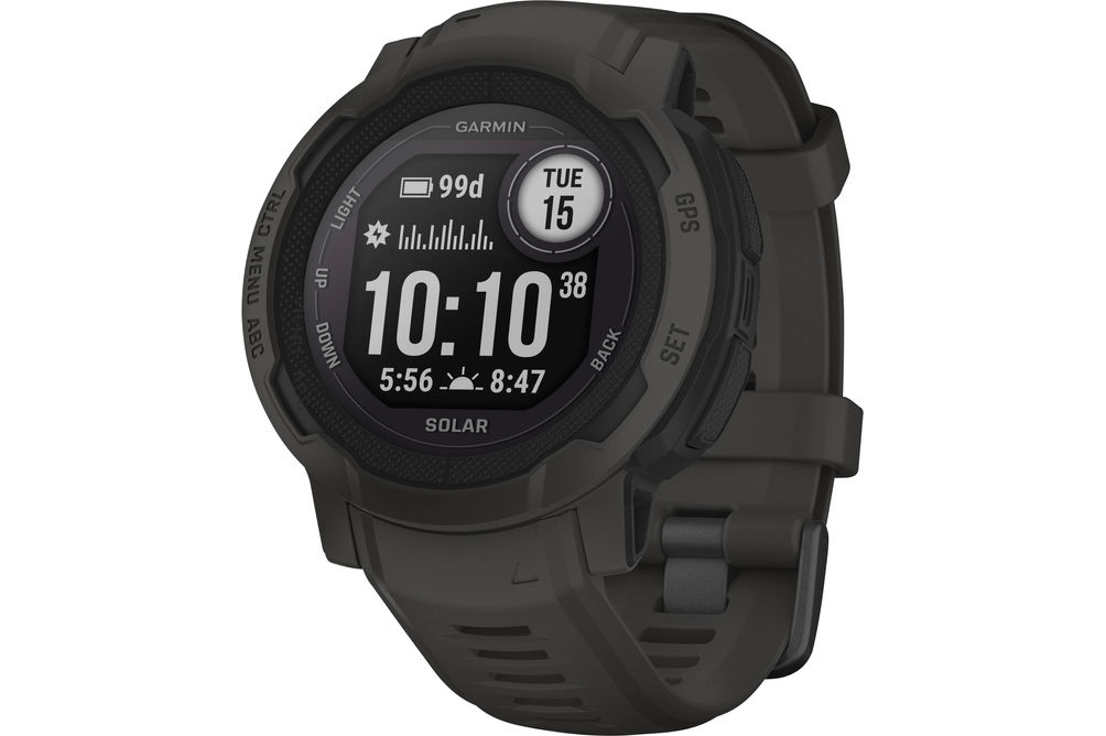 Garmin - Instinct 2 Solar 45 mm Smartwatch Fiber-reinforced Polymer - Graphite