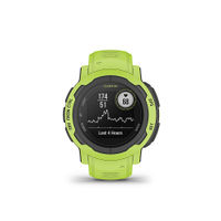 Garmin - Instinct 2 45 mm Smartwatch Fiber-reinforced Polymer - Electric Lime