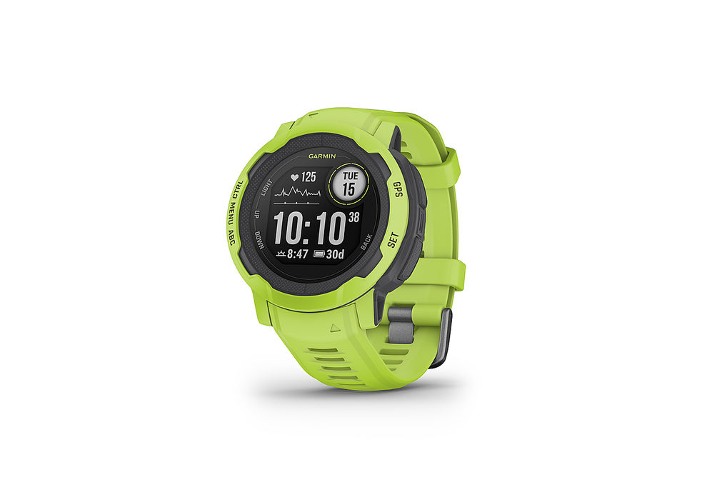 Garmin - Instinct 2 45 mm Smartwatch Fiber-reinforced Polymer - Electric Lime