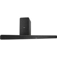 Denon - Soundbar with Wireless Subwoofer and Dolby Atmos, Bluetooth - Black