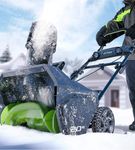 Greenworks - 20 Pro 80 Volt Cordless Brushless Snow Blower (2Ah battery & charger included) - Blac