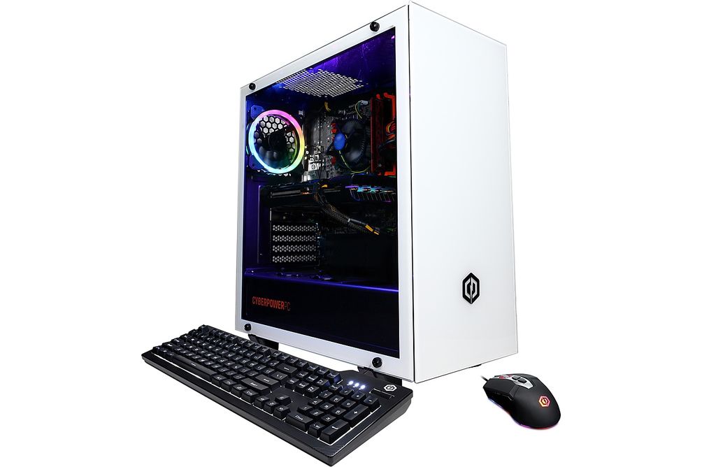 CyberPowerPC - Gamer Xtreme Gaming Desktop - Intel Core i3-12100F - 8GB Memory - AMD Radeon RX 6500