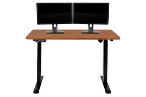 Flash Furniture - Tanner Rectangle Modern Engineered Wood Home Office Desk - Mahogany