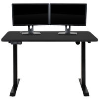 Flash Furniture - Electric Height Adjustable Standing Desk - Table Top 48" Wide - 24" Deep - Black