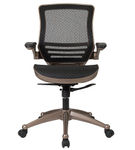 Flash Furniture - Warfield Modern Mesh Executive Swivel Office Chair - Black Mesh/Gold Frame