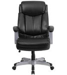 Flash Furniture - Hercules Big & Tall 500 lb. Rated Executive Ergonomic Office Chair - Black Leathe
