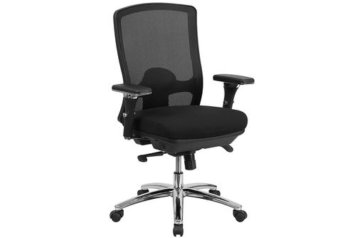 Flash Furniture - Hercules Contemporary Mesh 24/7 Big & Tall Swivel Multifunction Office Chair - Bl