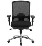 Flash Furniture - Hercules Contemporary Mesh 24/7 Big & Tall Swivel Multifunction Office Chair - Bl