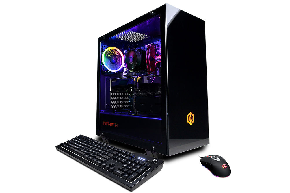 CyberPowerPC - Gamer Xtreme Gaming Desktop -Intel Core i3-12100F - 8GB Memory - NVIDIA GeForce RTX