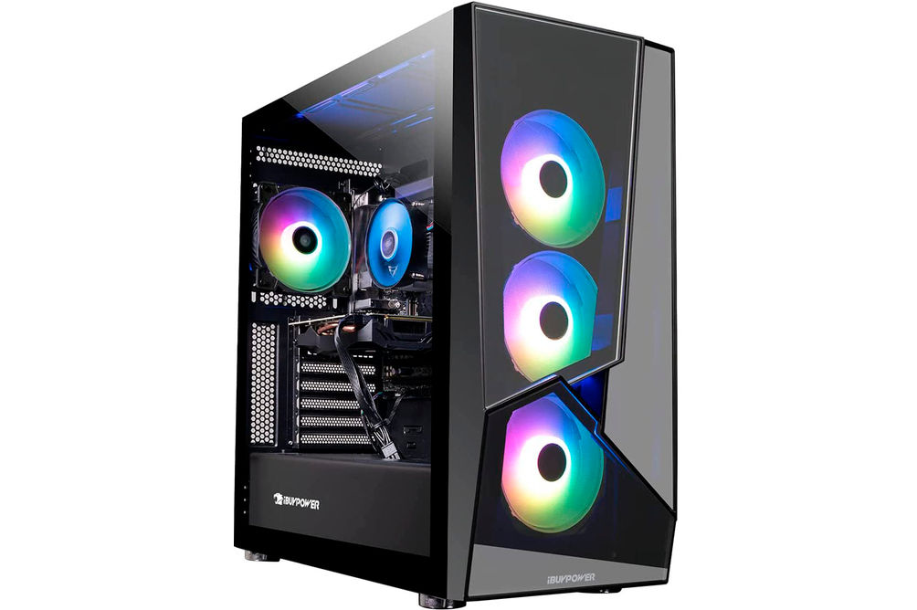 iBUYPOWER - SlateMR Gaming Desktop - Intel i5-11400F - 8GB Memory - NVIDIA GeForce RTX 3050 8GB - 4