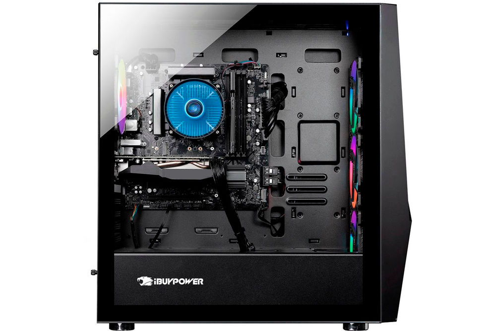 iBUYPOWER - SlateMR Gaming Desktop - Intel i5-11400F - 8GB Memory - NVIDIA GeForce RTX 3050 8GB - 4