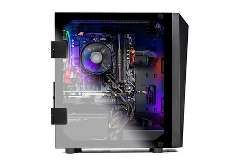 Skytech Gaming - Blaze II Gaming Desktop PC - Intel Core i3-10100F - 8GB Memory - NVIDIA GeForce GT
