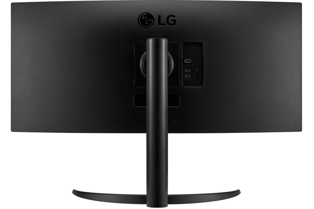 LG - 34 LED Curved UltraWide QHD 160Hz FreeSync Premium Monitor with HDR (HDMI, DisplayPort) - Bla