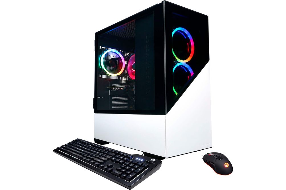 CyberPowerPC - Gamer Master Gaming Desktop - AMD Ryzen 7 5700 - 16GB Memory - NVIDIA GeForce RTX 30