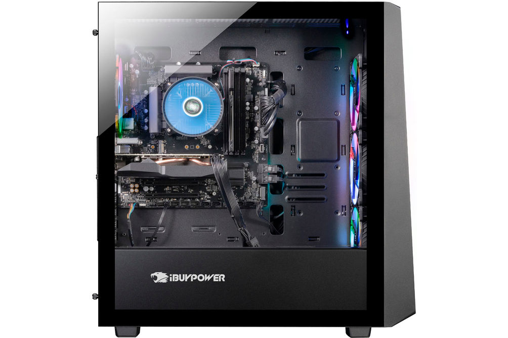 iBUYPOWER - SlateMR Gaming Desktop - Intel i5-12400F - 8GB DDR4 Memory - NVIDIA GeForce RTX 3050 8G