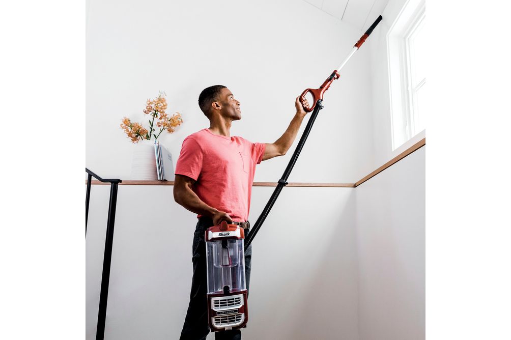 Shark - Rotator Lift-Away Upright Vacuum with PowerFins and Self-Cleaning Brushroll - Paprika