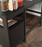 Sauder - Trestle L-Desk - Raven Oak