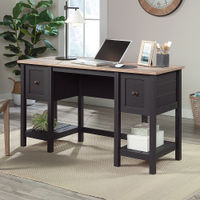 Sauder - Cottage Road Desk w Drawers - Raven Oak