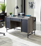 Sauder - Harvey Park Home Office Desk - Jet Acacia