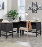 Sauder - Cottage Road L Desk - Raven Oak