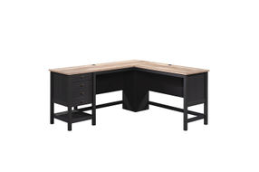 Sauder - Cottage Road L Desk - Raven Oak