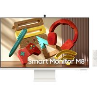 Samsung - 32" M80B UHD Smart Monitor with Streaming TV and SlimFit Camera Included - Warm White