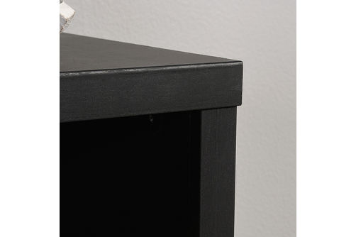 Sauder - Horizontal Bookcase - Black