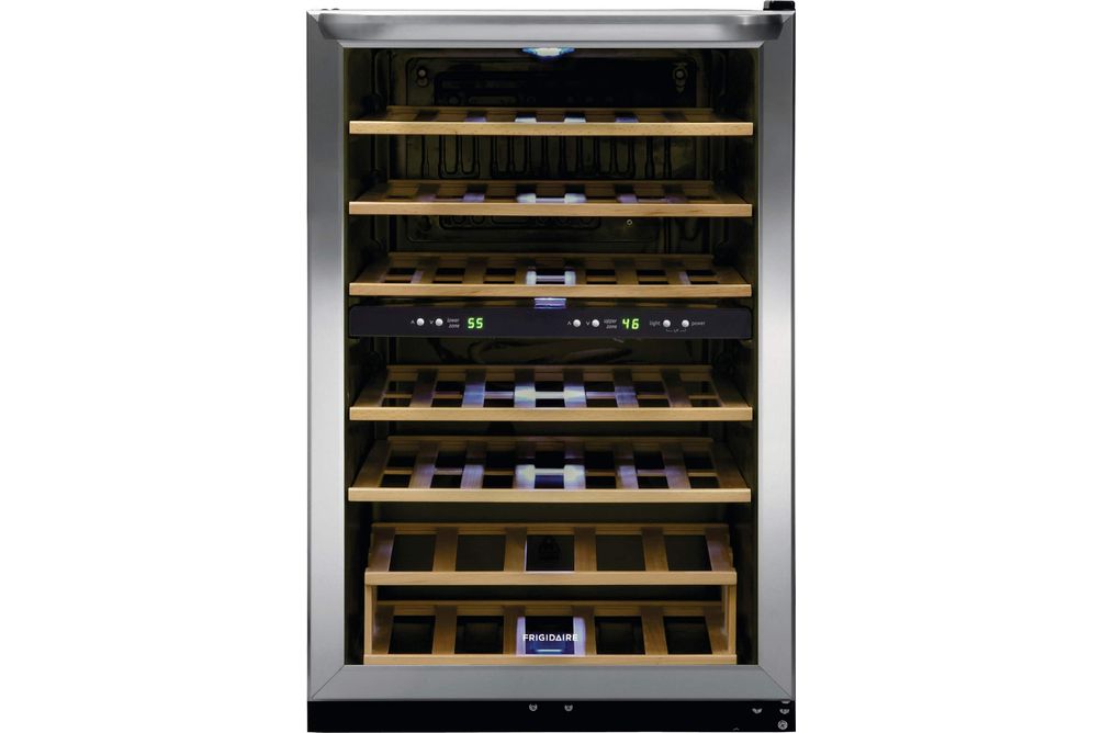 Frigidaire - 45 Bottle Two-Zone Wine Cooler