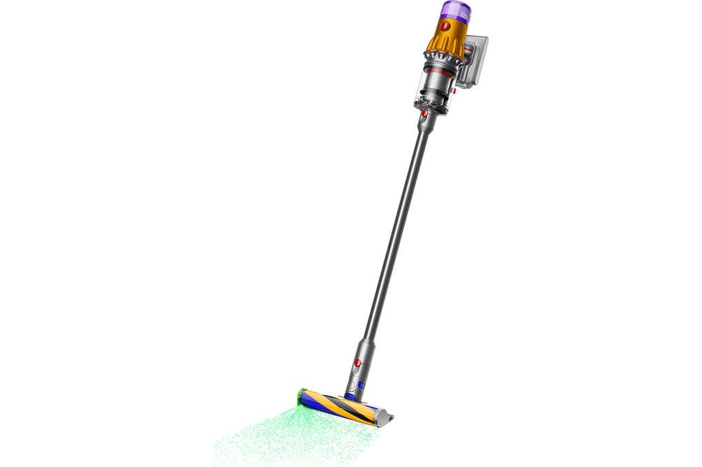 Dyson - V12 Detect Slim Cordless Vacuum with 8 accessories - Yellow/Iron