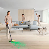 Dyson - V12 Detect Slim Cordless Vacuum with 8 accessories - Yellow/Iron