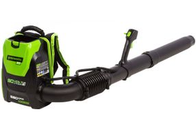 Greenworks - 80-Volt Cordless Backpack Leaf Blower - 180 MPH/610 CFM (2.5Ah Battery and Charger Inc