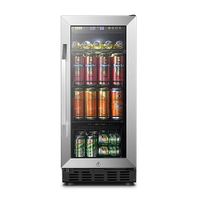 Lanbo - 15 Inch 76 Can Compressor Beverage Cooler with Precision Temperature Controls and Removable