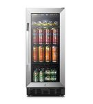 Lanbo - 15 Inch 76 Can Compressor Beverage Cooler with Precision Temperature Controls and Quiet Ope