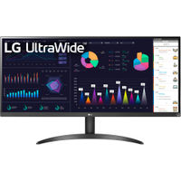 LG - 34" IPS LED UltraWide FHD 100Hz AMD FreeSync Monitor with HDR (HDMI, DisplayPort) - Black