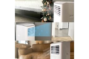 JHS - 250 Sq. Ft. Portable Air Conditioner - White