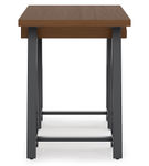 Simpli Home - Sawhorse Solid Veneer and Metal Desk - Walnut